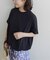 《一部WEB限定追加2》フレンチスリーブボーダーTシャツ