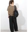 《一部WEB限定追加2》フレンチスリーブボーダーTシャツ