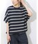 《一部WEB限定追加2》フレンチスリーブボーダーTシャツ