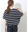 《一部WEB限定追加2》フレンチスリーブボーダーTシャツ