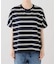 《一部WEB限定追加2》フレンチスリーブボーダーTシャツ