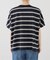 《一部WEB限定追加2》フレンチスリーブボーダーTシャツ