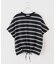 《一部WEB限定追加2》フレンチスリーブボーダーTシャツ