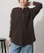 【Hanes×relume】別注Newワッフルヘンリーネックプルオーバー