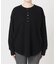 【Hanes×relume】別注Newワッフルヘンリーネックプルオーバー