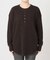 【Hanes×relume】別注Newワッフルヘンリーネックプルオーバー