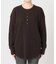 【Hanes×relume】別注Newワッフルヘンリーネックプルオーバー