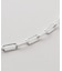 【Artisav/アルティサヴ】silver rectangular chain bracele：ブレスレット