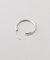 【Artisav/アルティサヴ】 silver hoop earring round：ピアス