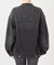 別注【LEVI’S】COLLARLESS XL TRUCKER BK：デニムジャケット