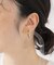 【Kenneth Jay Lane/ケネス ジェイ レーン】 gold hoop earring