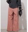 コットンコーデュロイイージーワイドパンツ