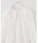 【crinkle crinkle crinkle】  double ruffle neck blouse