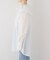 【crinkle crinkle crinkle】  double ruffle neck blouse