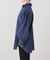 【crinkle crinkle crinkle】 indigo frill collar shirts