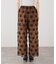 【crinkle crinkle crinkle】3D embroidery leopard easy pt：パンツ