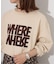 WHEREロングスリーブTEE