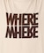 WHEREロングスリーブTEE