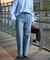 《4サイズ展開/追加》LE DENIM ストレートデニムパンツ