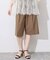 《防シワ》2WAY TRトロバミューダスラックス