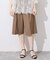 《防シワ》2WAY TRトロバミューダスラックス