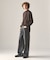 【Hanes×417 EDIFICE】別注 CLEAR CUT COTTON SMOOTH MOCK NECK（MODERN FIT）