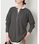 HANES/ヘインズ SLOBE別注 ヘンリーネックワッフル ロンTEE
