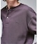 LACOSTE × 417 ヘンリーネック ワッフルTシャツ