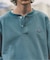LACOSTE × 417 ヘンリーネック ワッフルTシャツ