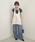 SLOBE レザーフラップショルダーバッグ