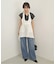 SLOBE レザーフラップショルダーバッグ
