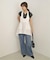SLOBE レザーフラップショルダーバッグ