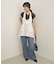 SLOBE レザーフラップショルダーバッグ
