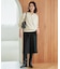 SLOBE レザーフラップショルダーバッグ