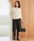 SLOBE レザーフラップショルダーバッグ