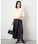 SLOBE レザーフラップショルダーバッグ