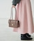 SLOBE レザーフラップショルダーバッグ