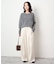 SLOBE レザーフラップショルダーバッグ