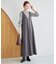 《WEB限定カラーあり》フロントジップフレアワンピース