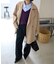 《シリーズあり/追加》souple wool ダブルフェイスミドルコート