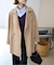 《シリーズあり/追加》souple wool ダブルフェイスミドルコート