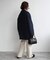 《シリーズあり/追加》souple wool ダブルフェイスミドルコート