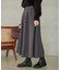 《WEB限定カラーあり》フラワージャガードフレアスカート
