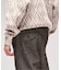 デニムライク ネップ 1プリーツパンツ