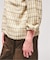 ロービングツイード チェックCPOシャツ