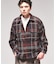 ロービングツイード チェックCPOシャツ