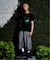 SAGE / セイジ Houndstooth SAGE FROG Tee