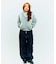 カーブライン ジップ ニット フーディー / J Curved Line Zip Knit Hoodie