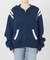 カーブライン ジップ ニット フーディー / J Curved Line Zip Knit Hoodie