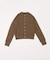 NOCTO ARCHIVE/ノクト アーカイブ Curve Panel Rib Cardigan